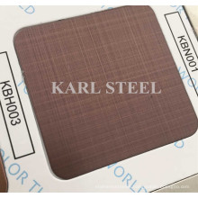 Stainless Steel Color Hairline Kbh003 Sheet for Decoration Materials
